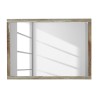 Braon sivo zidno ogledalo Red Living Tapara dimenzija 97x70 cm outlet