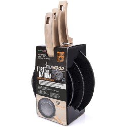 Alluflon Etnea Wood Set Tiganja 20 & 28 cm | Made in Italy | Outlet BGD