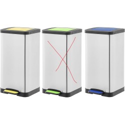 OUTLET Amazon Basics Set 2 Kante 15L - Žuta i Plava | Outlet BGD