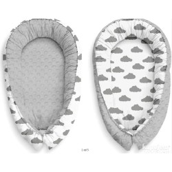Multifunkcionalno Gnezdo za Bebe – Antialergijsko, 80x50cm, Siva | Outlet BGD
