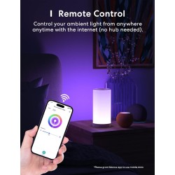 Meross MSL430HK pametna pametna Wi-Fi ambijentalna lampa sa RGB osvetljenjem i kontrolom na dodir
