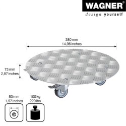Wagner kolica za saksije Alaska GH7002 Outlet | Aluminijum