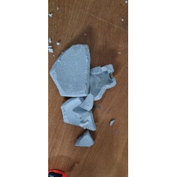 Metalna baza Trio Concrete plafonske spot lampe sa 3 GU10 grla outlet bez betonskih abažura
