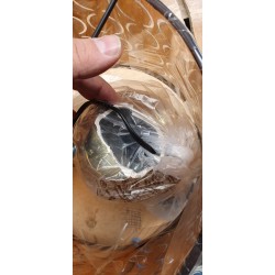 Globo Mirauea outlet stona lampa 25x38 cm pukla keramika odlemljen nosac abazura