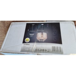 Globo Amy I Visilica 40 cm | Srebrna sa Kristalima| Outlet