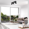 OUTLET Briloner Run Spot Lampa 3xGU10 Crna | Outlet BGD