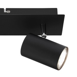 OUTLET Briloner Run Spot Lampa 3xGU10 Crna | Outlet BGD