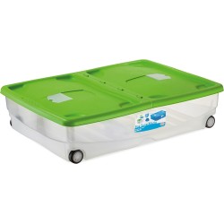 Zelena Stefanplast Supermario plastična kutija za odlaganje od 64L sa točkićima outlet