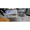 Wenko Profi Single sklopiva sušilica za veš od nerđajućeg čelika 87x79x39 cm sa blagim iskrivljenjem
