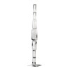 Wofi Saga LED podna lampa u hrom boji visine 136 cm