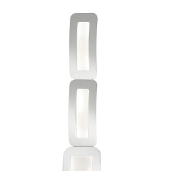 Wofi Saga LED podna lampa u hrom boji visine 136 cm
