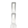 Wofi Saga LED podna lampa u hrom boji visine 136 cm