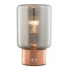 Loistaa Tyl II stona lampa bakar sa polomljenim staklenim abažurom 14x24x14 cm