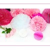 Himeland papirni ukrasi roze i beli