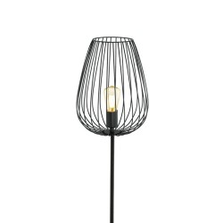 Eglo Newtown Podna Lampa | Crni Čelik | Outlet| Snižena Cena