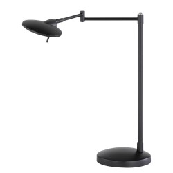 Profesionalna crna zglobna LED stona lampa Trio Kazan sa četvorostepenim dimerom na dodir