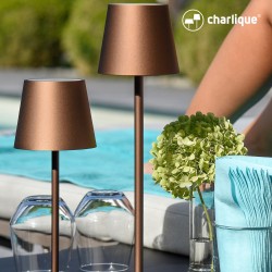 Charlique LED Dinner Light Baterijska Lampa | Braon | Outlet Bgd