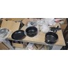 Herzberg HG-8055 Crni Set 17/1 | Mermerni Premaz | Za Indukciju I D242 | Outlet BGD