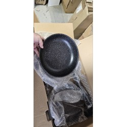 Herzberg HG-8055 Crni Set 16/1 | Mermerni Premaz | Za Indukciju I  G142x | Outlet BGD