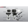 Herzberg HG-8055 Crni Set 17/1 | Mermerni Premaz | Za Indukciju I G149x | Outlet BGD