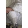 Traumnacht beli jastuk 80x80 cm sa pamučnom navlakom i ispunom od perja i paperja