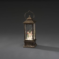 Konstsmide 2889-000 LED vodeni fenjer Snowman, toplo bela svetlost, tajmer 5h_2