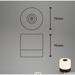 OUTLET Briloner Mini LED Punjiva Lampa 7cm | Outlet BGD