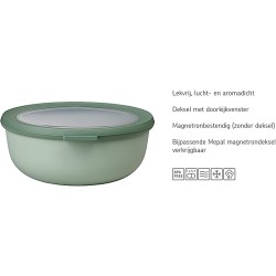 Mepal Cirqula Set 4 Posude, 500,1000,2000 I 3000ml, Crna | Outlet BGD