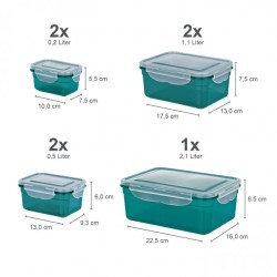 GOURMETmaxx Klick-it Posude Za Odlaganje Hrane, 14 Delova | Outlet BGD