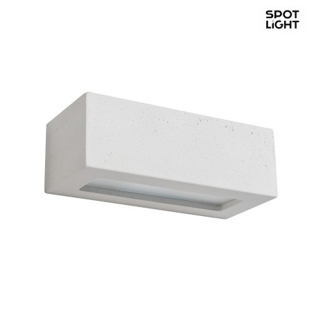 SpotLight Block II masivna keramička bela zidna lampa outlet
