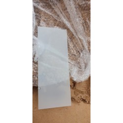 SpotLight Block II bela keramička zidna lampa 31 cm sa jednim puklim staklom