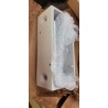 SpotLight Block II bela keramička zidna lampa 31 cm sa jednim puklim staklom
