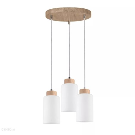 Baza lustera SpotLight Bosco od masivnog hrasta sa 3 kabla i E27 grlima