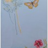 Madison Gray Laura Duck Egg posteljina 230x220 cm sa cvetovima, leptirima i dve jastučnice