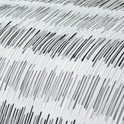 Sleepdown Seersucker Stripe siva posteljina 230x220 cm sa prugastim dezenom i dve jastučnice