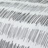 Sleepdown Seersucker Stripe siva posteljina 230x220 cm sa prugastim dezenom i dve jastučnice