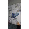 Bela Mariposa posteljina sa šarenim leptirima za bračni krevet dimenzija 230x220 cm