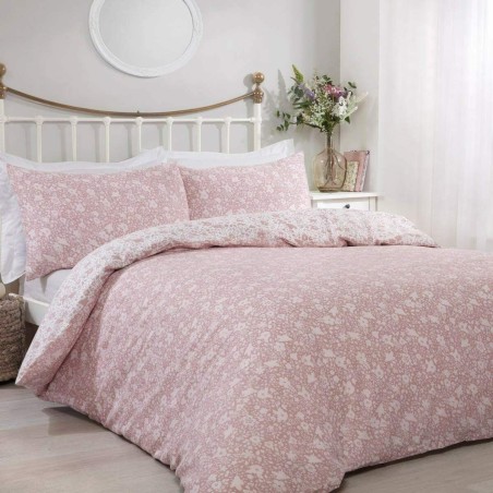 Sleepdown Ditsy Floral Blush posteljina 200x200 cm sa sitnim roze cvetnim dezenom i dve jastučnice