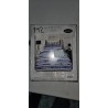 Moderna plava Sleepdown Geo Text reverzibilna posteljina sa natpisima i prugama 200x200 cm