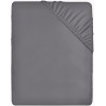 Utopia sivi mikrofiber čaršav sa lastišem 140x200x35 cm za dublji dušek