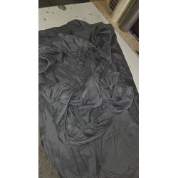 Sivi Utopia čaršav sa lastišem od četkanog mikrofibera dimenzija 140x200 cm za visoke dušeke