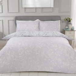 Sleepdown Etched Floral reverzibilna posteljina 220x230 cm u Duck Egg plavoj boji sa cvetnim dezenom