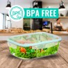 4 Staklene Posude Sa Poklopcima Bez BPA, Hermetičke | Outlet BGD
