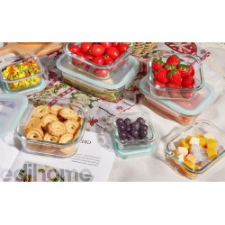 4 Staklene Posude Sa Poklopcima Bez BPA, Hermetičke | Outlet BGD