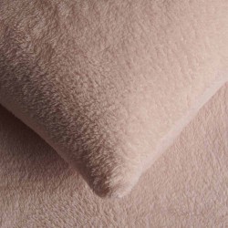 Sleepdown Teddy Fleece blush pink posteljina 220x230 cm sa mekanom teddy teksturom i dve jastučnice