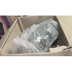 Crni DKD Home Decor Tropical fenjer od bambusa i stakla visine 60 cm sa ručkom za nošenje