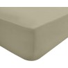 Taupe duboki čaršav sa lastišem Sleepdown 150x200 cm za dušeke do 32 cm debljine