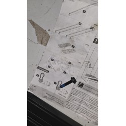 Windhager Expert antracit aluminijumski montažni ram 125x245 cm za zaštitu od insekata