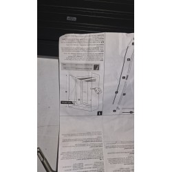 Windhager Expert antracit aluminijumski montažni ram 125x245 cm za zaštitu od insekata