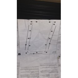 Windhager Expert antracit aluminijumski montažni ram 125x245 cm za zaštitu od insekata